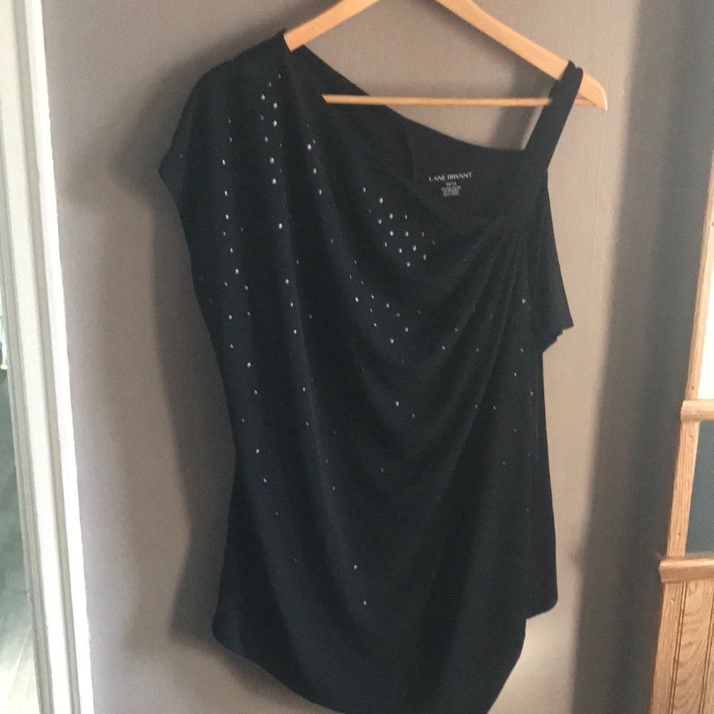 One shoulder dressy top